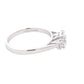 Oval and round brilliant cut diamond 3 stone ring - 0.80cts Gardiner Brothers