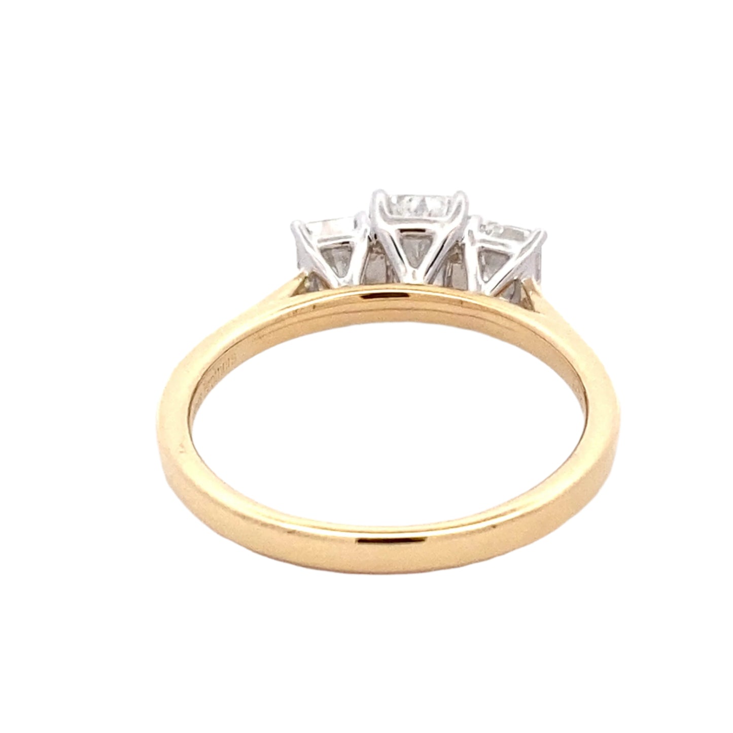 Radiant Cut Diamond 3 Stone Ring - 1.32cts Gardiner Brothers