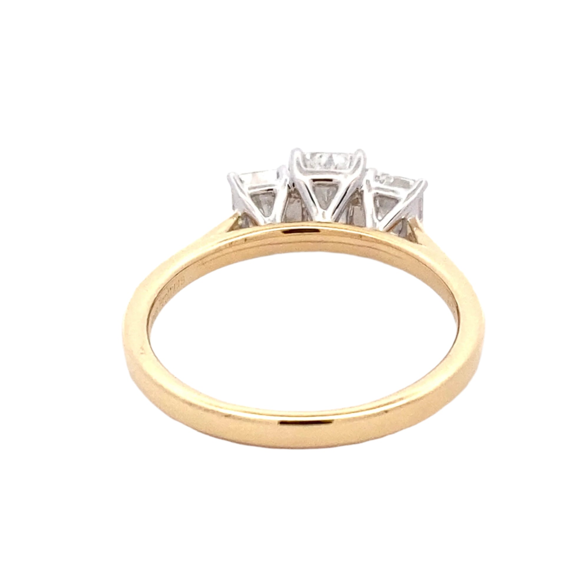 Radiant Cut Diamond 3 Stone Ring - 1.32cts Gardiner Brothers