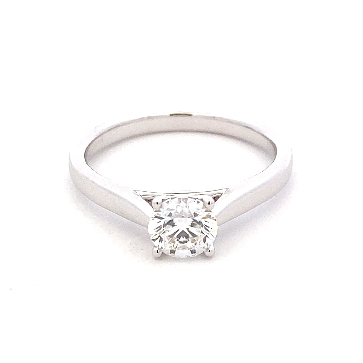 Round brilliant Cut Diamond Solitaire Ring - 0.70cts Gardiner Brothers