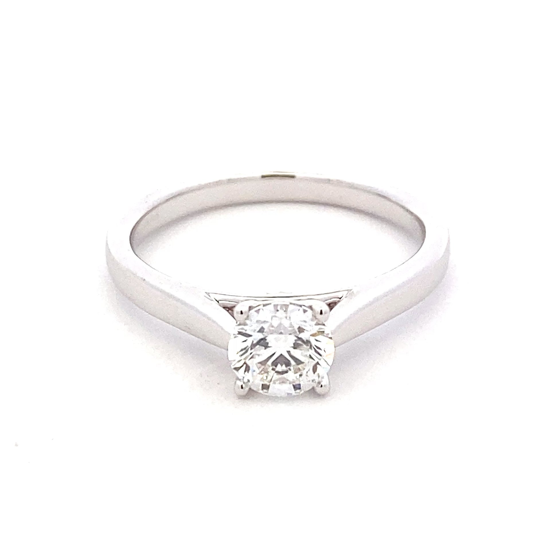 Round brilliant Cut Diamond Solitaire Ring - 0.70cts Gardiner Brothers