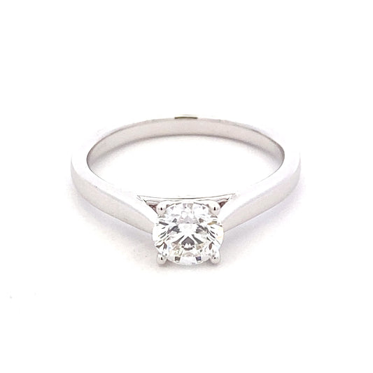 Round brilliant Cut Diamond Solitaire Ring - 0.70cts Gardiner Brothers