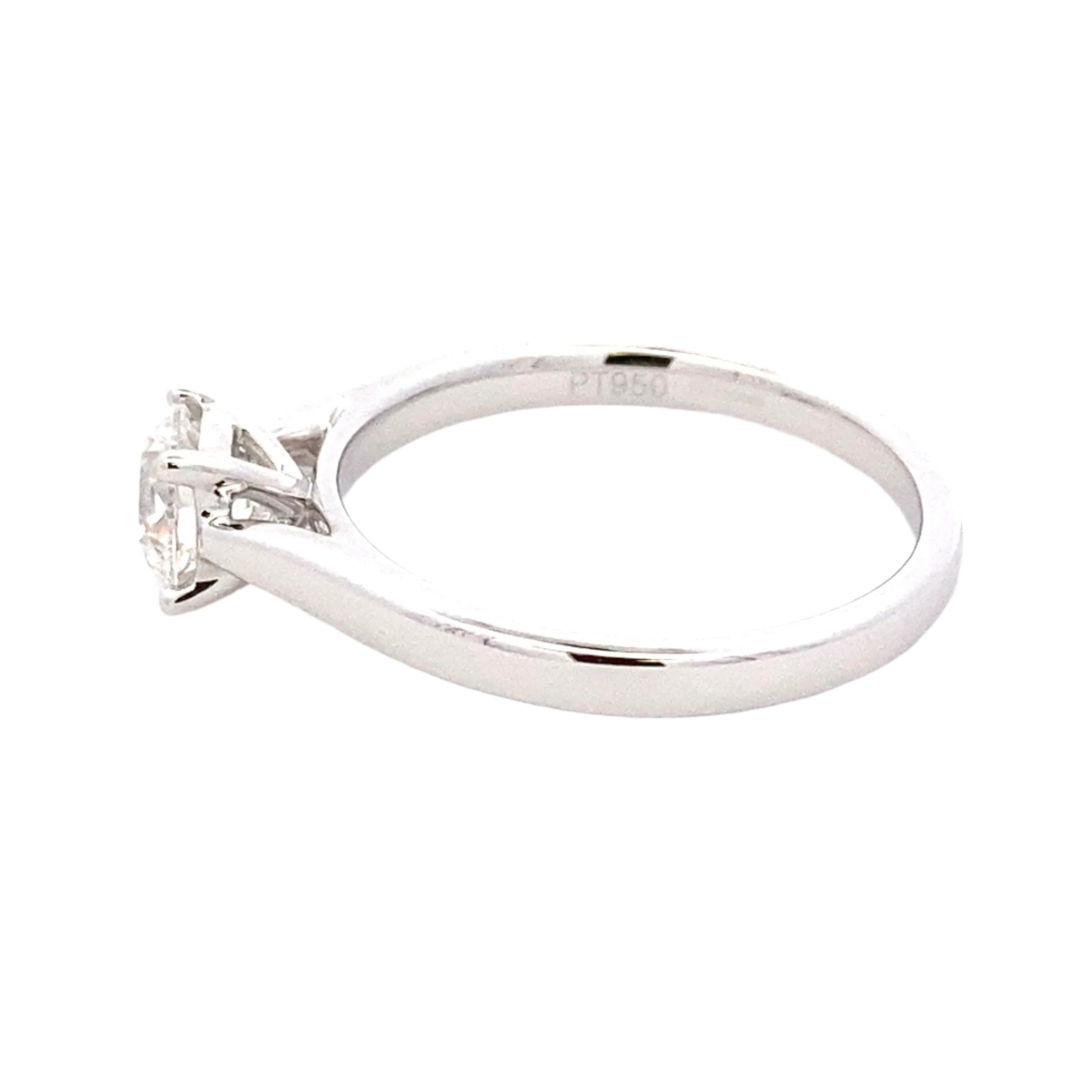 Round brilliant Cut Diamond Solitaire Ring - 0.70cts Gardiner Brothers