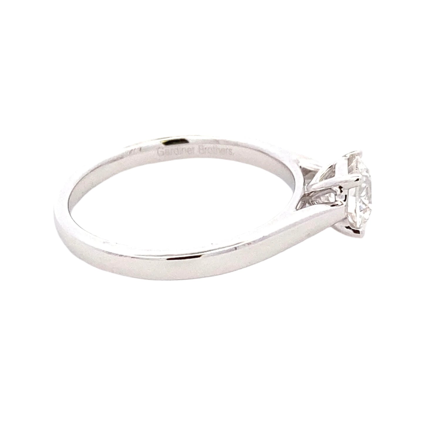 Round brilliant Cut Diamond Solitaire Ring - 0.70cts Gardiner Brothers
