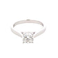Platinum Round Brilliant cut diamond solitaire ring - 0.91cts Gardiner Brothers