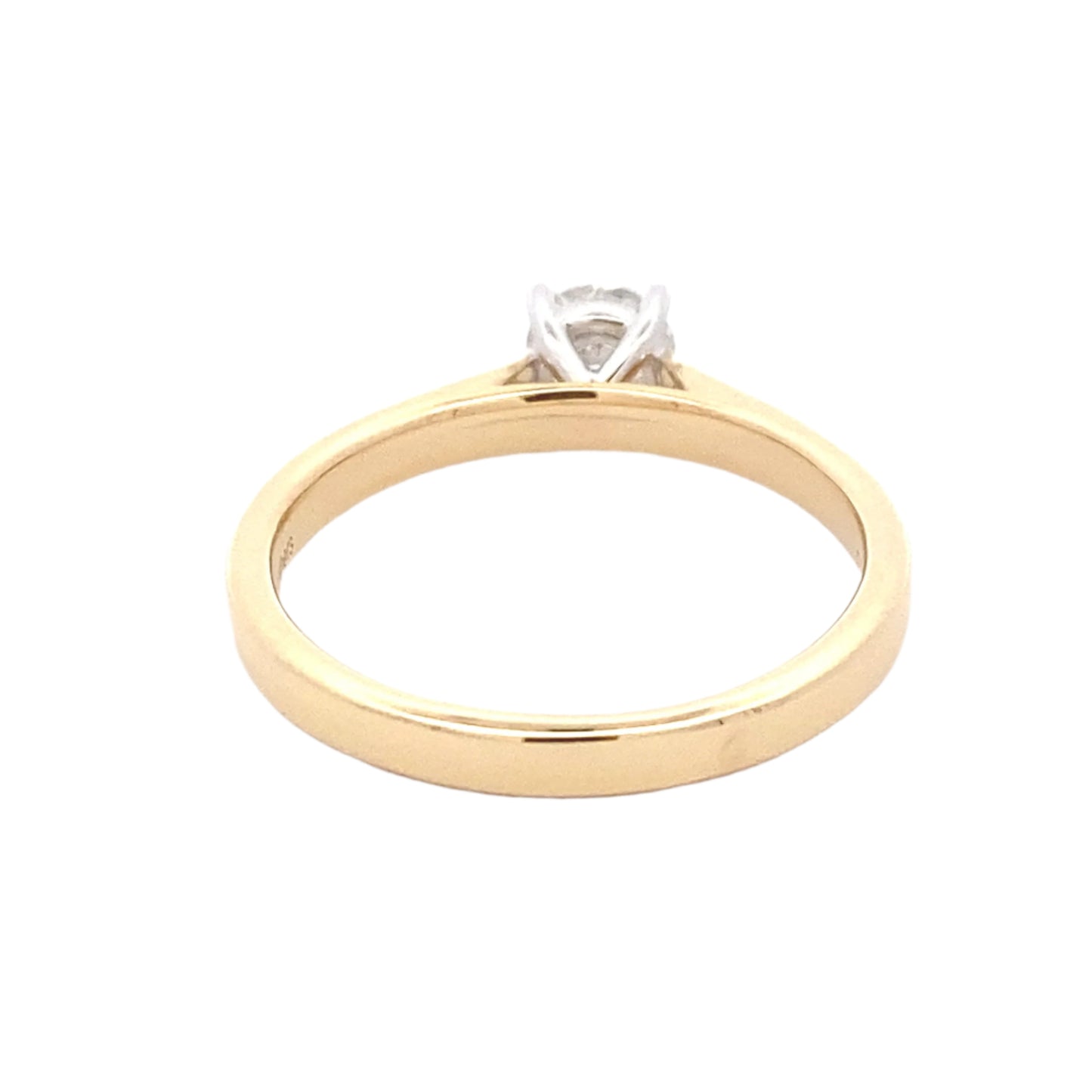 Round brilliant cut diamond solitaire ring - 0.40cts Gardiner Brothers
