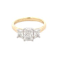 Radiant cut diamond 3 stone ring - 1.56cts Gardiner Brothers