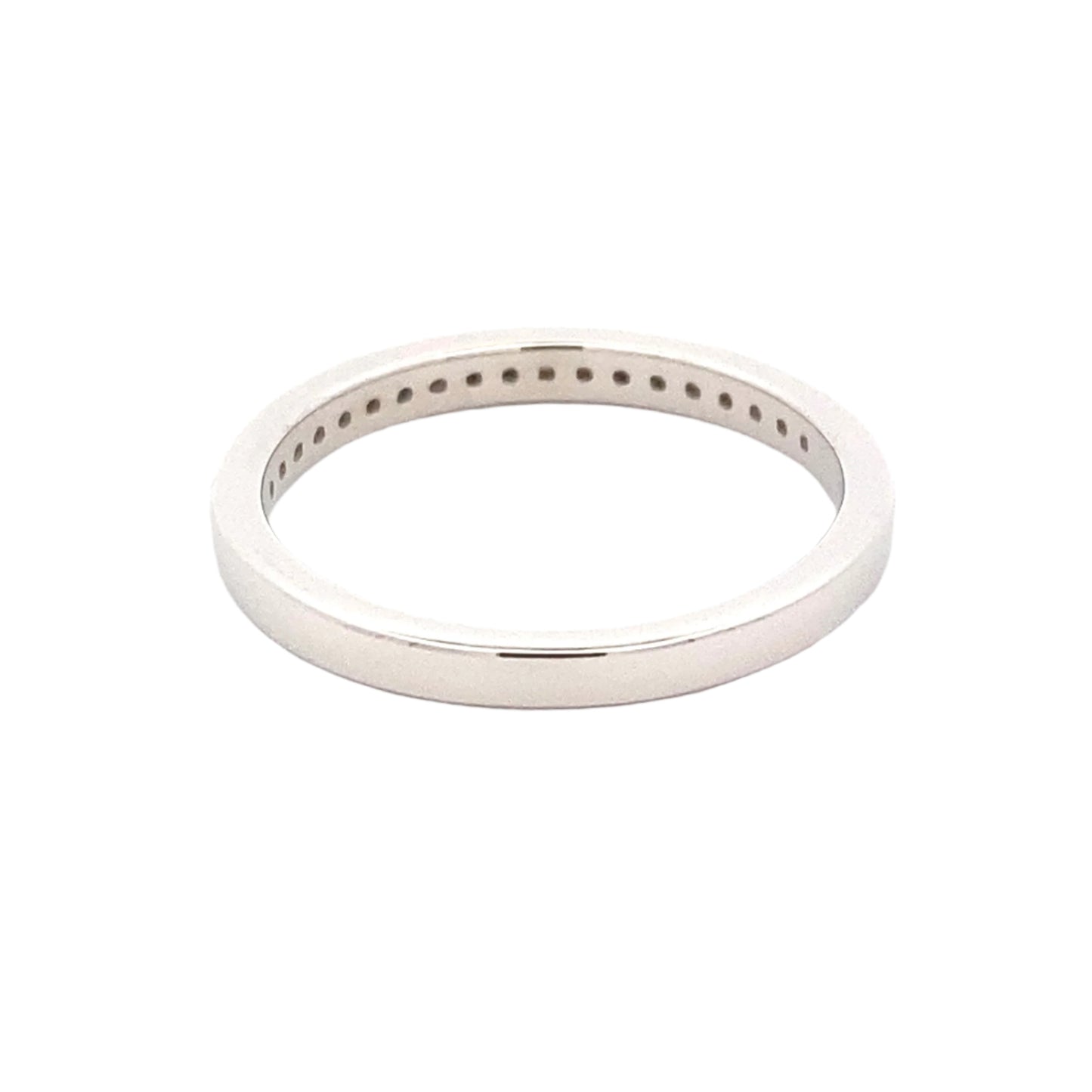 Milgrain Edge Diamond Set Wedding Band Gardiner Brothers