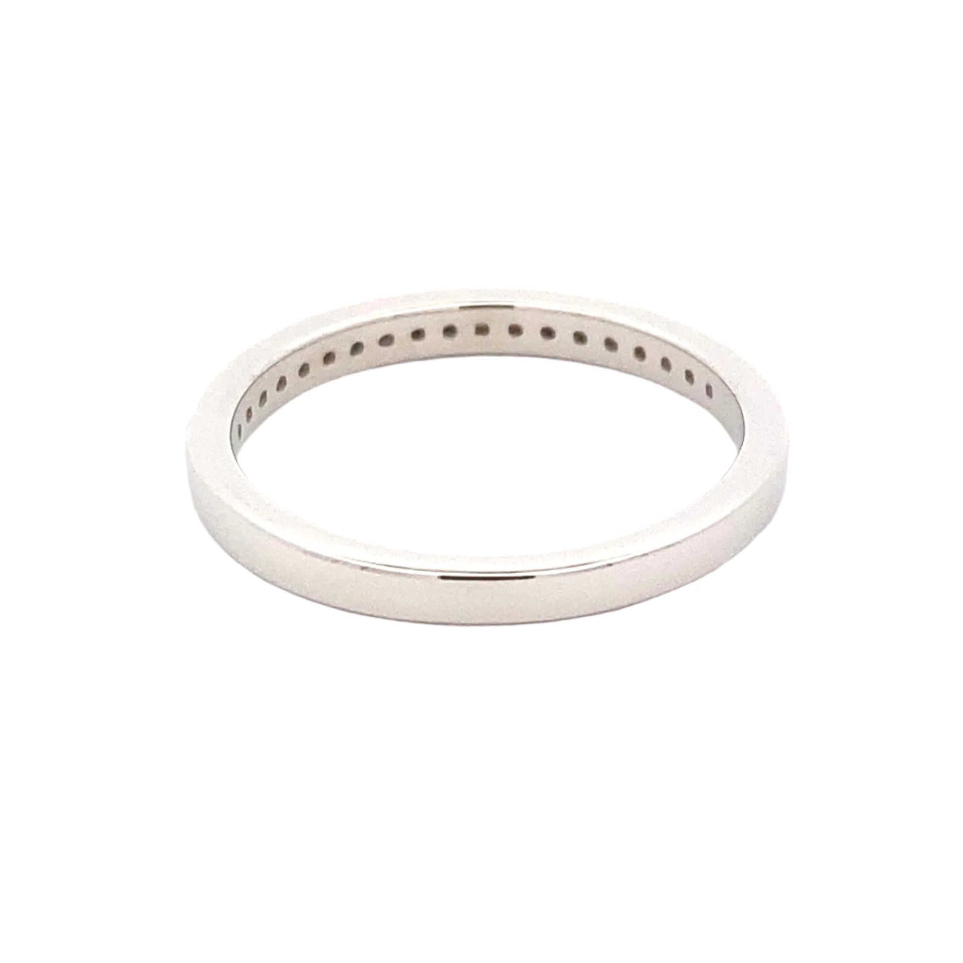 Milgrain Edge Diamond Set Wedding Band Gardiner Brothers