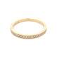 Milgrain Edge Diamond Set Wedding Band Gardiner Brothers 18ct Yellow Gold