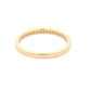 Milgrain Edge Diamond Set Wedding Band Gardiner Brothers