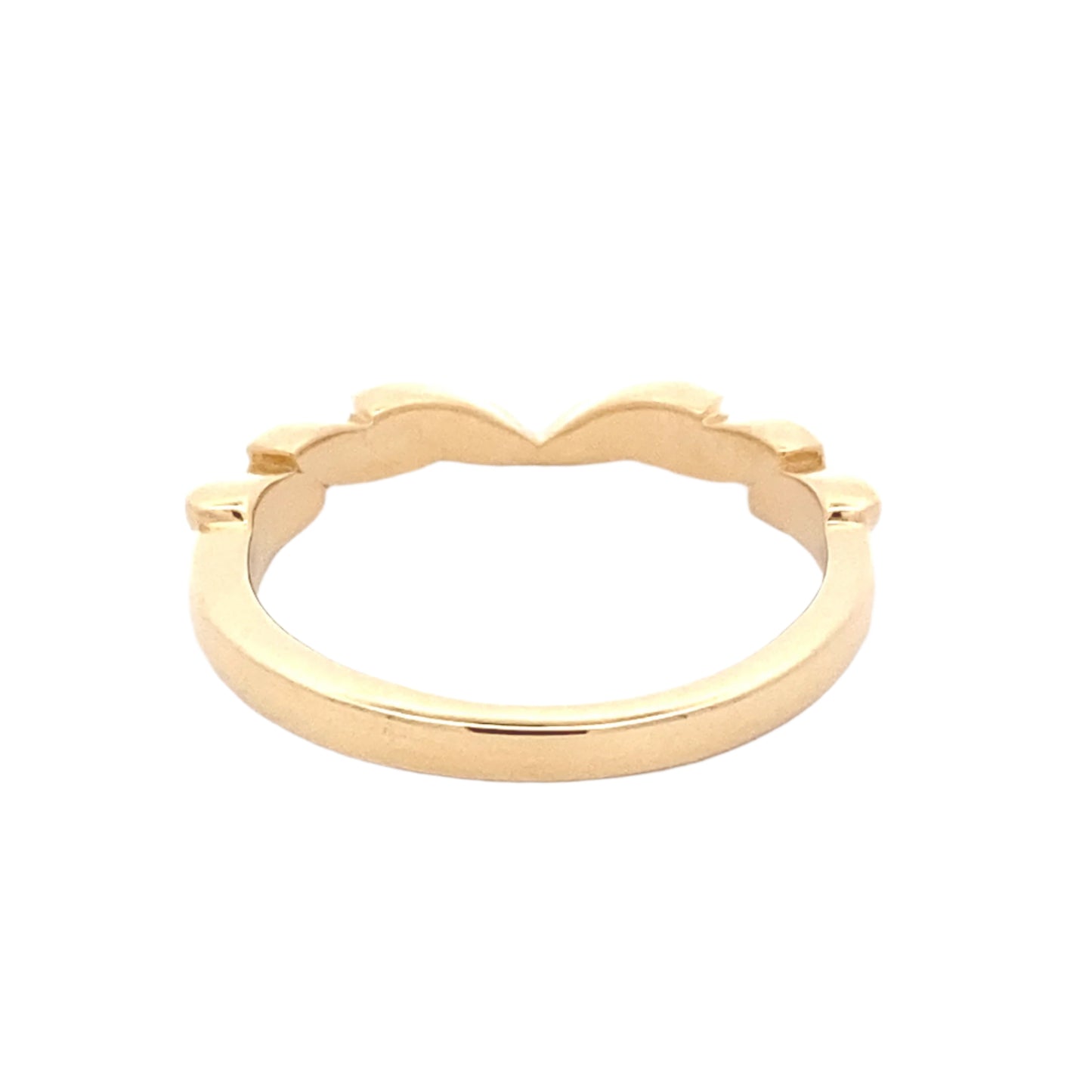 Fancy Shaped Half Bowtie Diamond Set Wedding Band Gardiner Brothers