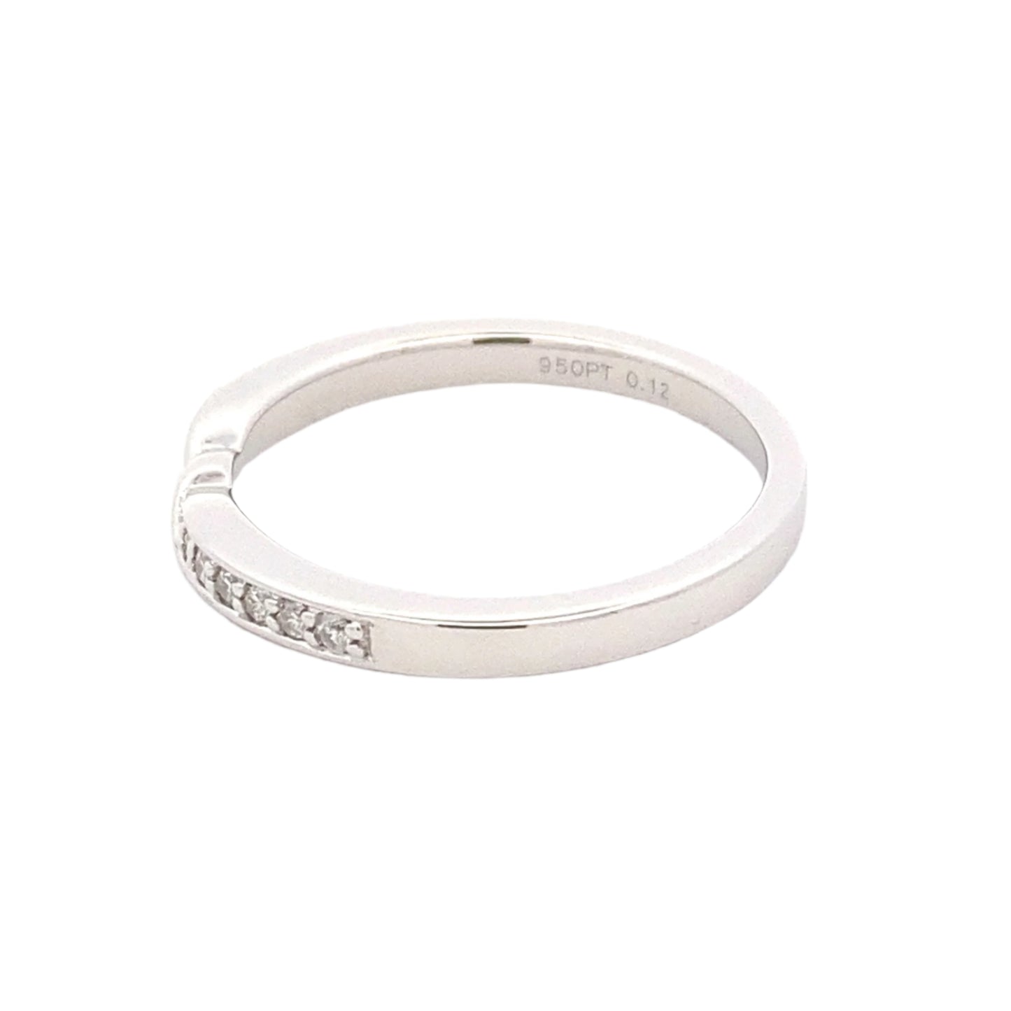 Twisted Bowtie Shaped Diamond Set Wedding Band Gardiner Brothers