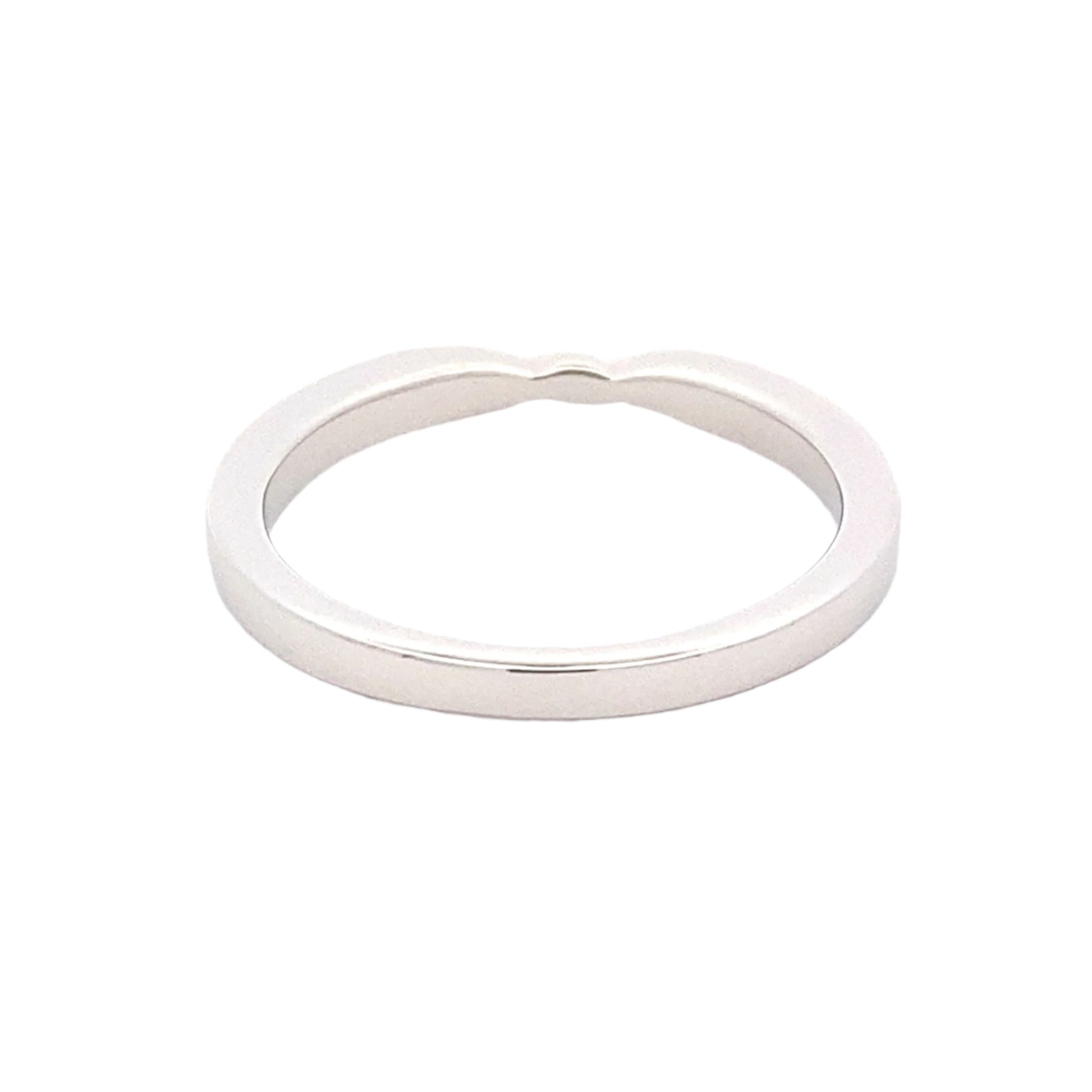 Twisted Bowtie Shaped Diamond Set Wedding Band Gardiner Brothers