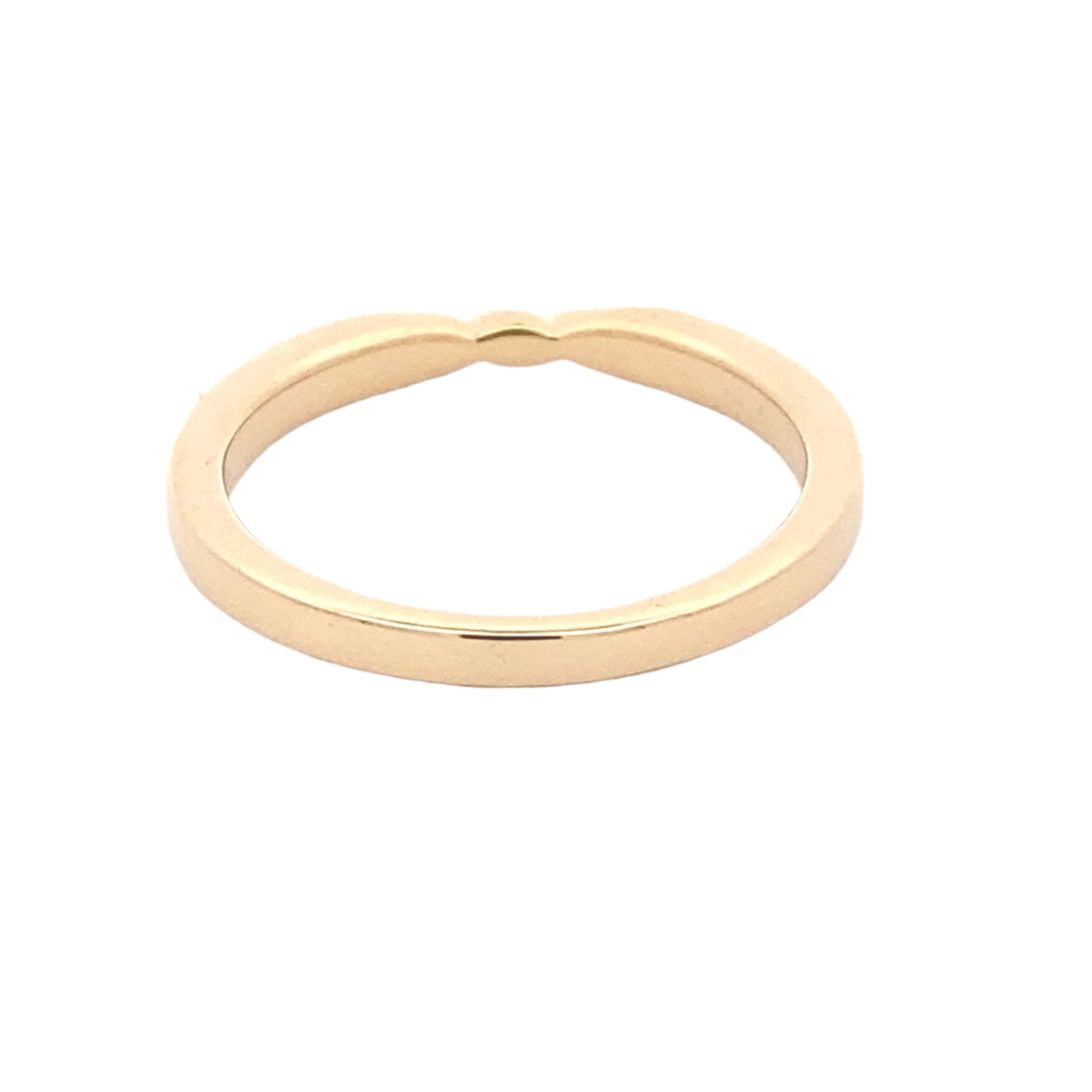 Twisted Bowtie Shaped Diamond Set Wedding Band Gardiner Brothers