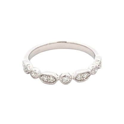 Fancy Shaped Diamond Set Wedding Band Gardiner Brothers Platinum