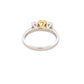 Oval shaped yellow diamond 3 stone ring - 1.66cts Gardiner Brothers