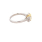 Oval shaped yellow diamond 3 stone ring - 1.66cts Gardiner Brothers