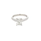 Radiant cut diamond solitaire ring - 1.51cts Gardiner Brothers