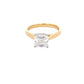 Asscher cut diamond solitaire ring - 2.01cts Gardiner Brothers