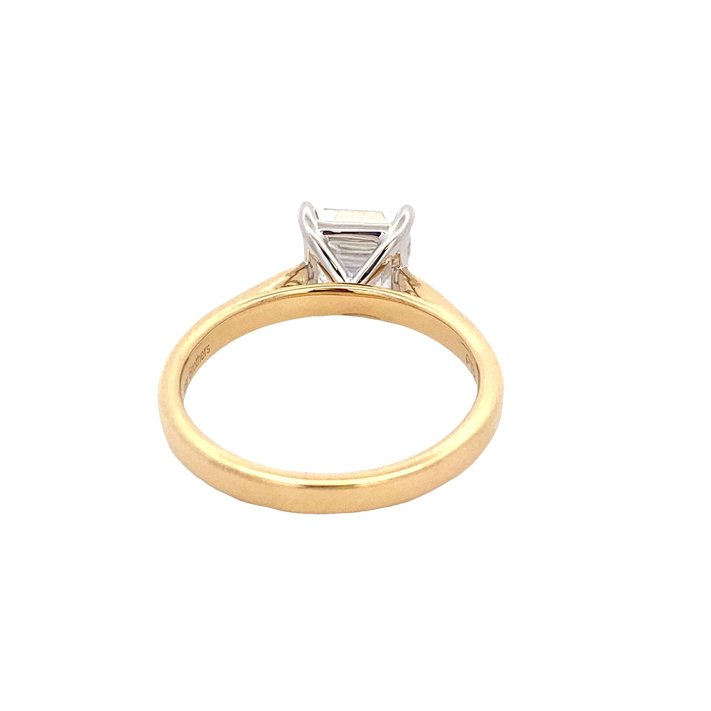 Asscher cut diamond solitaire ring - 2.01cts Gardiner Brothers