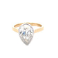 Lab Grown Pear shaped diamond solitaire ring - 2.55cts Gardiner Brothers
