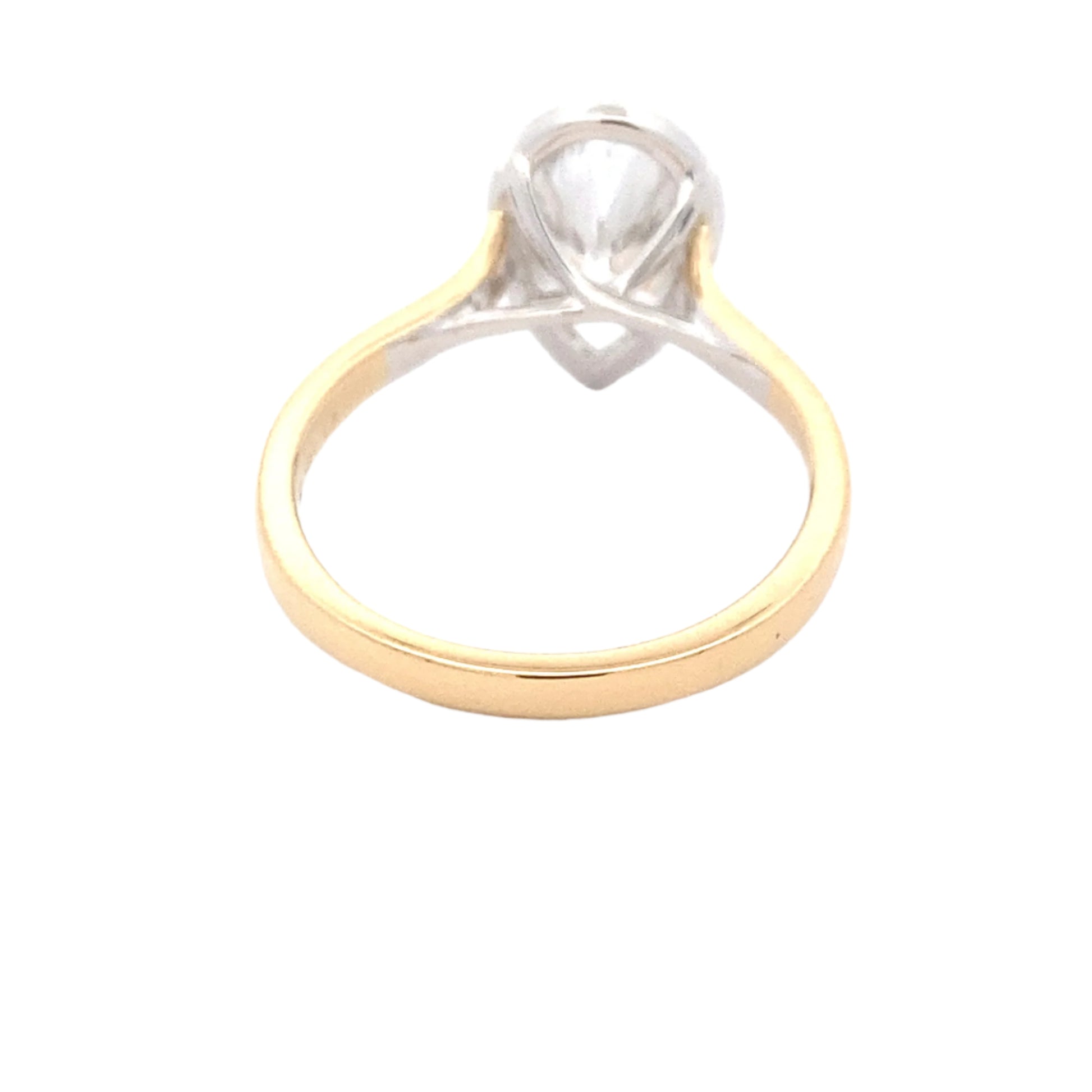 Lab Grown Pear shaped diamond solitaire ring - 2.55cts Gardiner Brothers