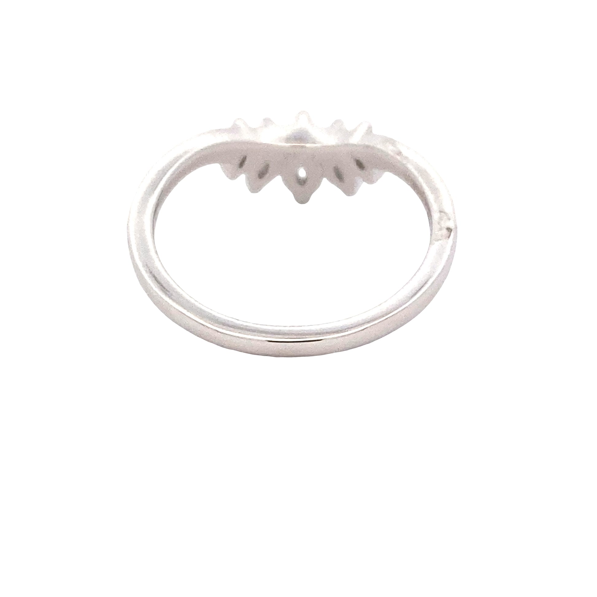 Marquise Shaped Diamond 5 Stone Bow Style Ring Gardiner Brothers