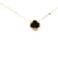 Yellow Gold Rainbow Effect Flower Petal Necklet Gardiner Brothers