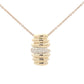 Yellow Gold Fancy Style Diamond Pendant Gardiner Brothers