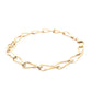 Yellow Gold Twisted Oblong Link Bracelet Gardiner Brothers