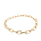 Yellow Gold Oblong patterned Link bracelet Gardiner Brothers