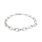 White Gold oval Link Bracelet Gardiner Brothers