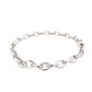 White Gold oval Link Bracelet Gardiner Brothers