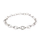 White Gold oval Link Bracelet Gardiner Brothers
