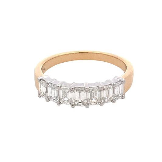 Emerald Cut Diamond Eternity Style Ring - 1.12cts Gardiner Brothers