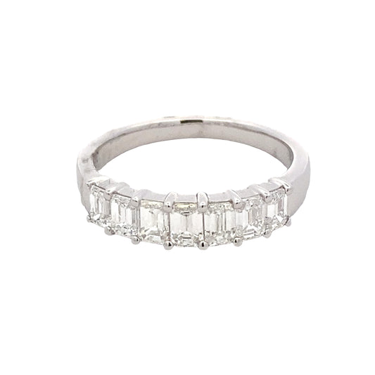 Emerald Cut Diamond Eternity Style Ring - 1.11cts Gardiner Brothers