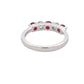 Ruby and Diamond 5 Stone Eternity Style Ring Gardiner Brothers