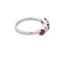 Ruby and Diamond 5 Stone Eternity Style Ring Gardiner Brothers