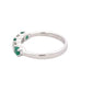 Emerald and Diamond 5 Stone Ring Gardiner Brothers