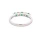 Emerald and Diamond 5 Stone Ring Gardiner Brothers