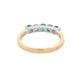 Emerald and Diamond 5 Stone Ring Gardiner Brothers