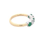 Emerald and Diamond 5 Stone Ring Gardiner Brothers