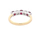 Ruby and Diamond 5 Stone Ring Gardiner Brothers