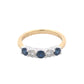Sapphire and Diamond 5 Stone Ring Gardiner Brothers