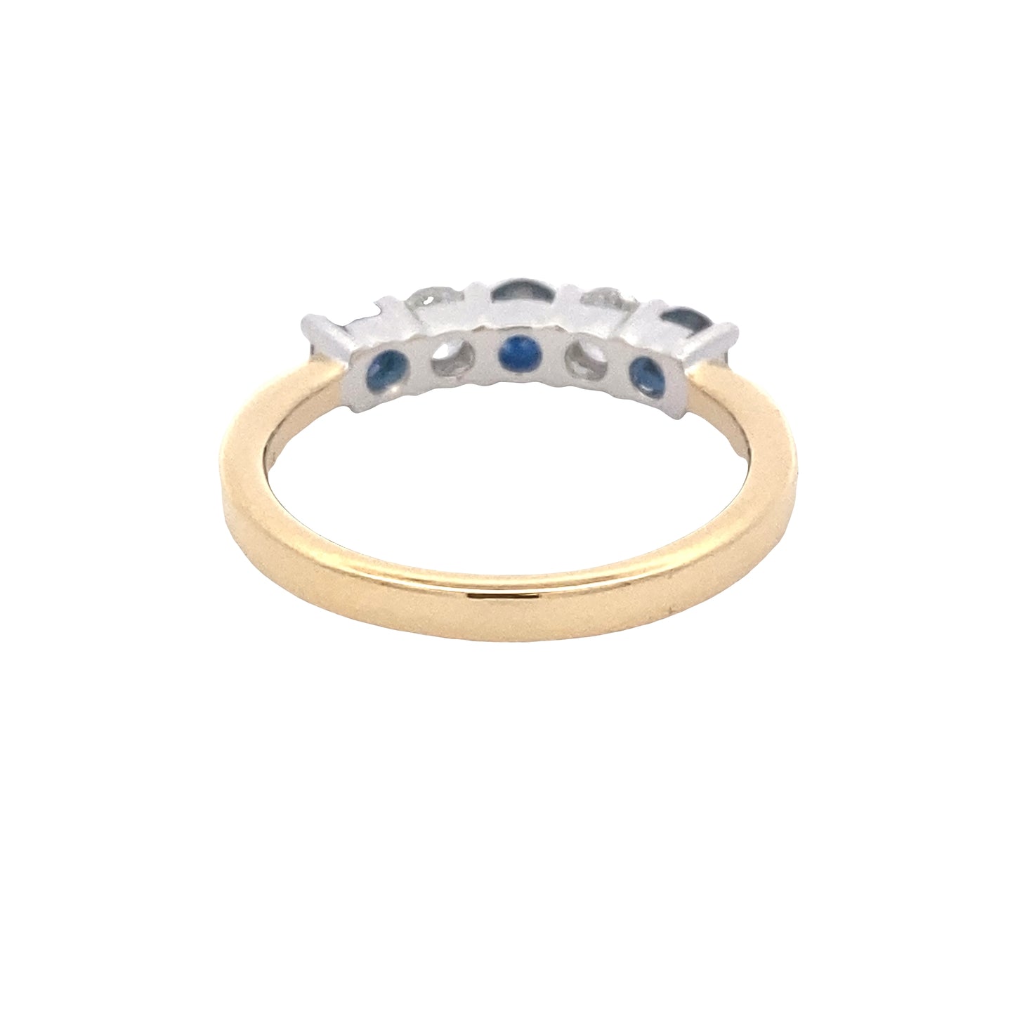 Sapphire and Diamond 5 Stone Ring Gardiner Brothers