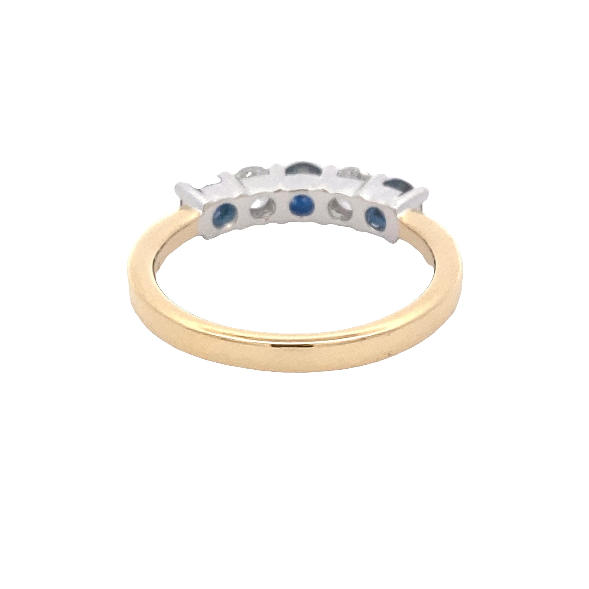 Sapphire and Diamond 5 Stone Ring Gardiner Brothers