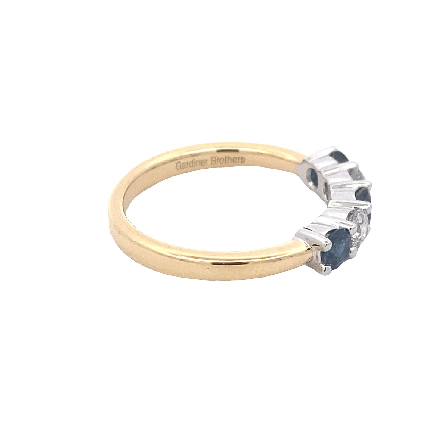Sapphire and Diamond 5 Stone Ring Gardiner Brothers