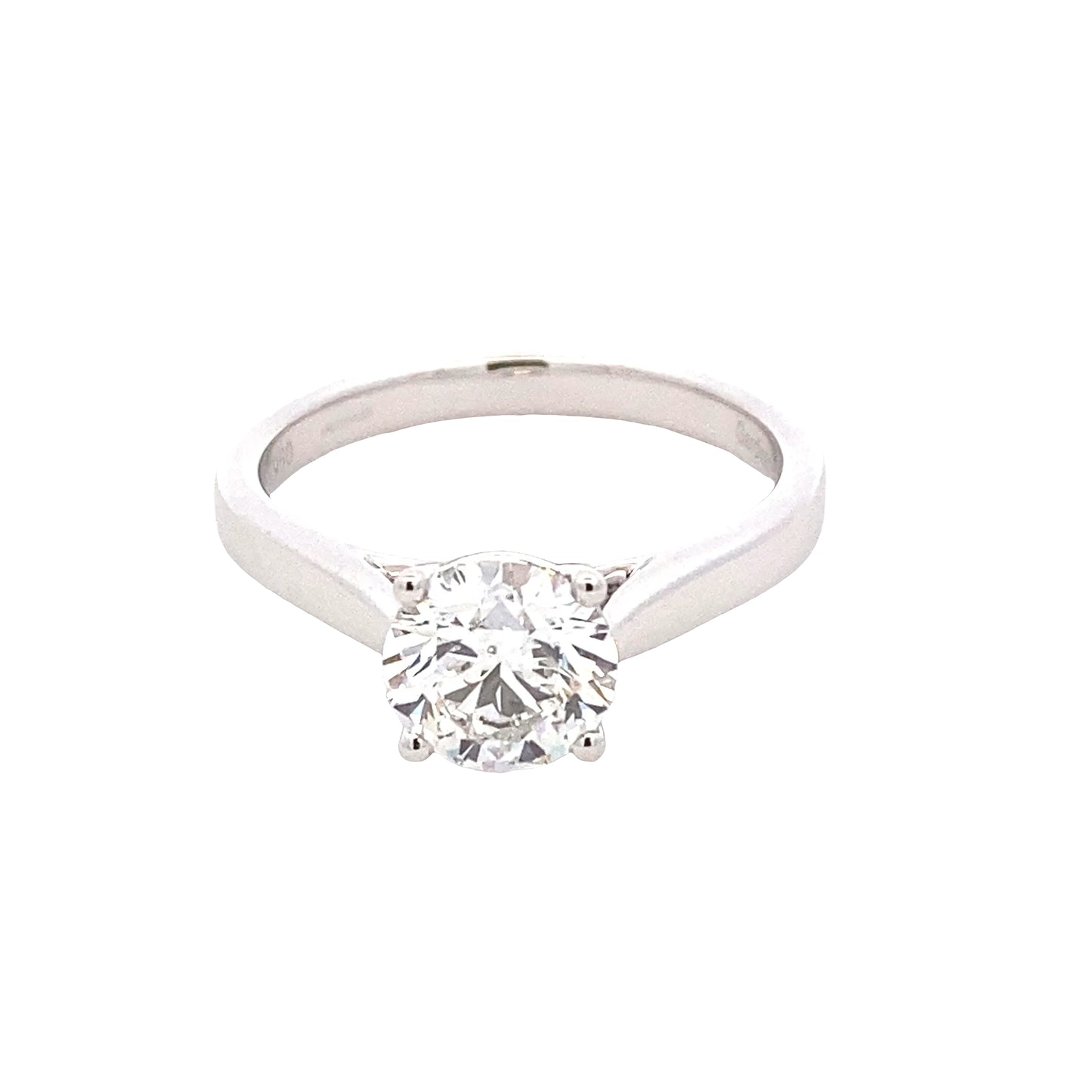 Round Brilliant Cut Diamond Solitaire Ring - 1.29cts Gardiner Brothers