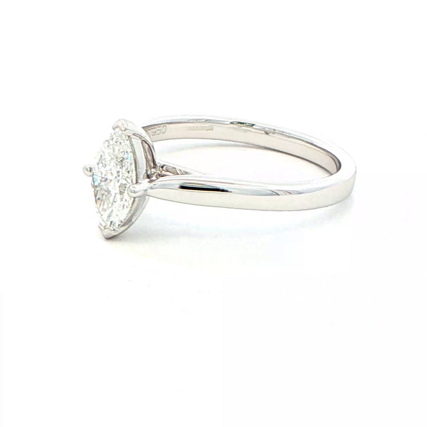 Marquise Shaped Diamond Solitaire Ring - 0.70cts Gardiner Brothers